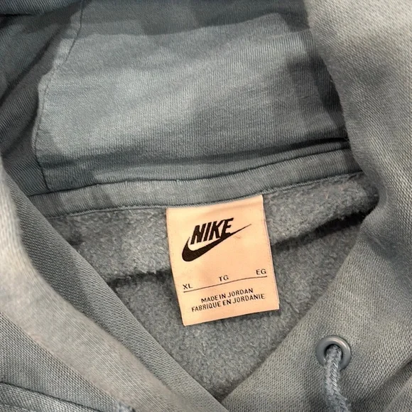 Nike Women's Teal Hoodie Sweater - Picture 2 of 3